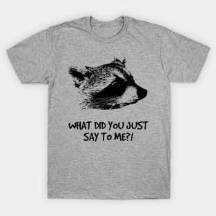 WHAT DID YOU JUST SAY TO ME?! T-Shirt